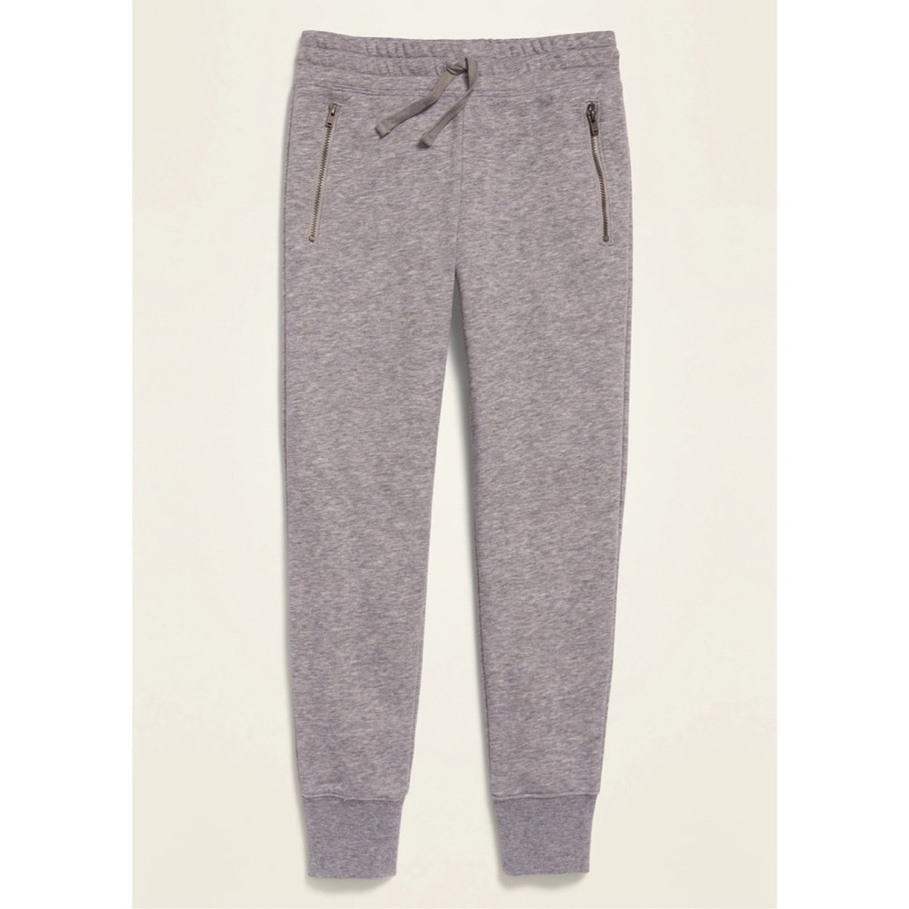 OLD NAVY Mid-Rise Zip-Pocket Jogger Sweatpants